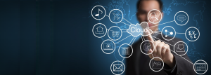 illustrates the multifaceted nature of Cloud Computing, showcasing how a centralized